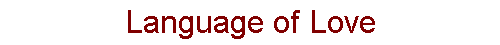 Language of Love