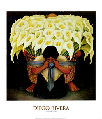 El Vendedor de Alcatraces by Diego Rivera