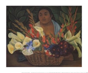 Flower Seller by Diego Rivera