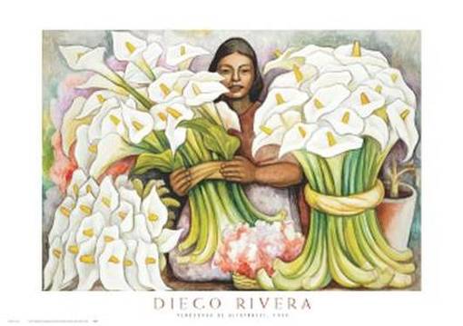 Vendedora De Alcatraces by Diego Rivera