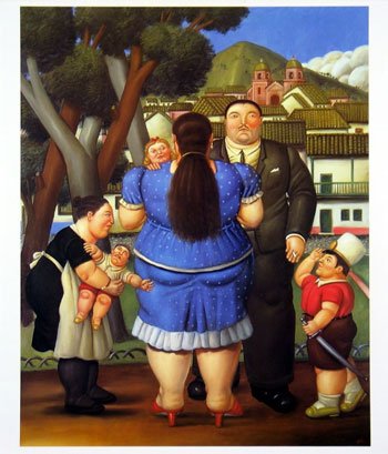 Coming Home by Fernando Botero